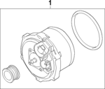 LR005866 - : Alternator for Land-Rover Image