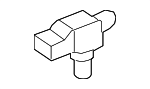 37940SNAA01 - Emission System: Pressure Sensor for Acura: ILX, MDX, RDX, RL, RLX, TL, TLX, TSX, ZDX Image