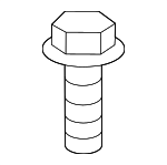 90119A0120 - Suspension: Damper Bolt for Scion: tC | Toyota: Avalon, Camry, Corolla, Crown, GR Corolla, Highlander, Mirai, Prius, Prius Plug-In, Prius V, RAV4, RAV4 Prime, Sequoia, Tacoma, Tundra, Venza Image