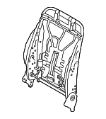 7164076050 - : Seat Back Frame for Lexus Image