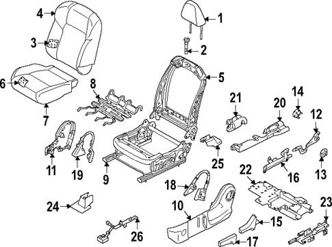 Power Seats for 2023 Nissan Pathfinder #1