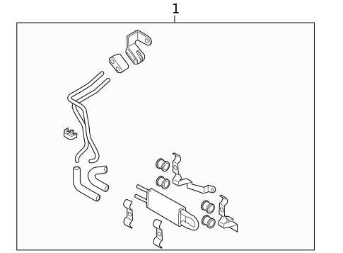 Power Steering Oil Cooler for 2007 Nissan 350Z #0
