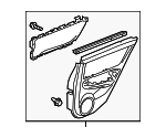 83760SZNA01ZB - : Door Trim Panel for Acura Image