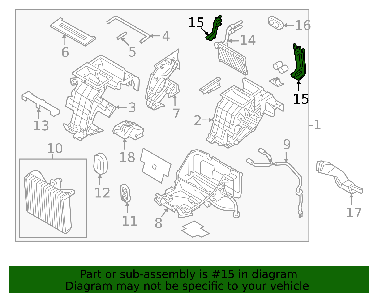 2021-2025 Genesis Heater Core Cover 97141-T6000 | MotorMotor