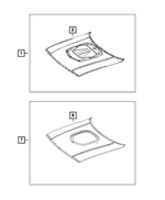 68054456AC - Mopar Accessories - Component Parts: Hood for Mopar Image