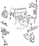 4668145 - Engine: Mount Assembly for Mopar Image