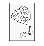 76257TL0A21 - Body: Bracket for Acura Image