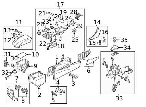 Interior Trim - Rear Door for 2011 Hyundai Sonata #1