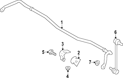 Stabilizer Bar & Components for 2022 Subaru BRZ #0