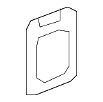 7240A260 - : Trunk Side Trim Lid for Mitsubishi: Lancer Image