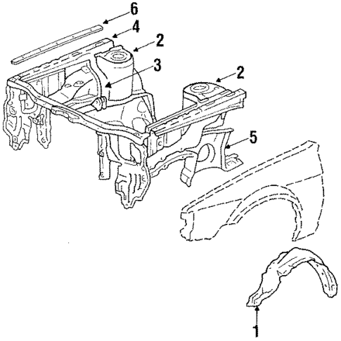 Inner Components for 1985 Toyota Corolla #0