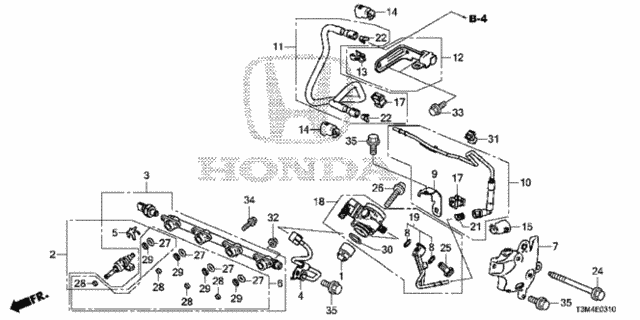 Fuel Injector (L4) for 2017 Honda Accord #0