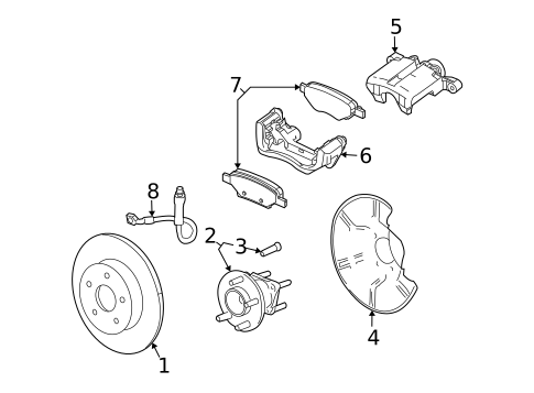 Disc Pads & Brake Shoes for 2007 Saturn Relay #0
