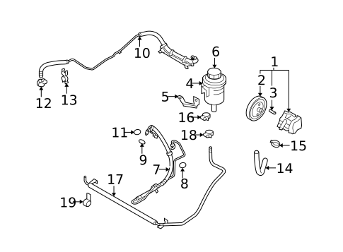 Pump & Hoses for 2013 Volvo XC90 #0