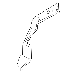 8W0802849A - Body: Frame Side Member Reinforcement for Audi Image