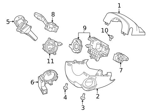 Switches, Solenoids & Actuators for 2018 Ford Focus #0