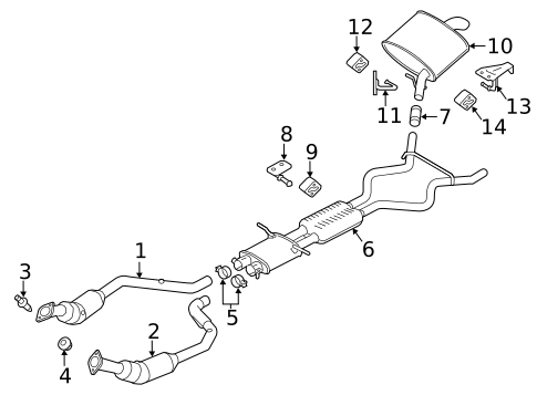 Exhaust Components for 2017 Land Rover Range Rover Sport #0