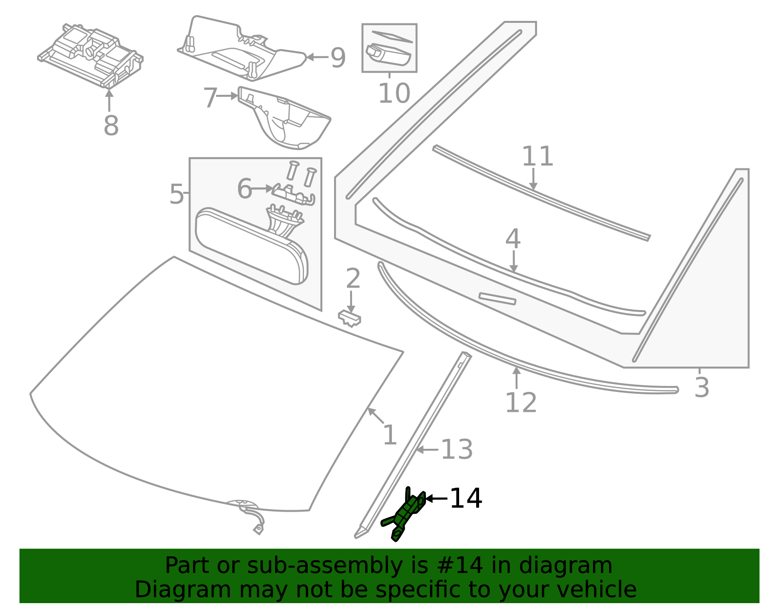 73157-3A0-A01 - 2023-2024 Honda CR-V - Side Molding Clip | All