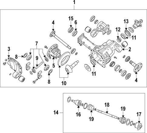 Differential for 2011 Nissan TITAN #0