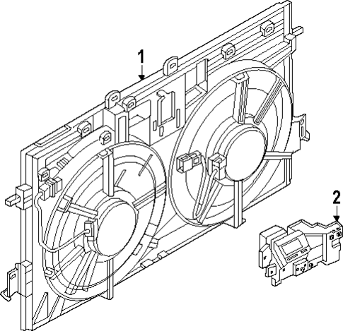 Cooling Fan for 2025 Nissan Kicks #0
