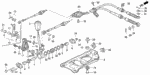 54114SM4003 - Chassis: GUIDE, CHANGE LEVER PIVOT for Honda Image
