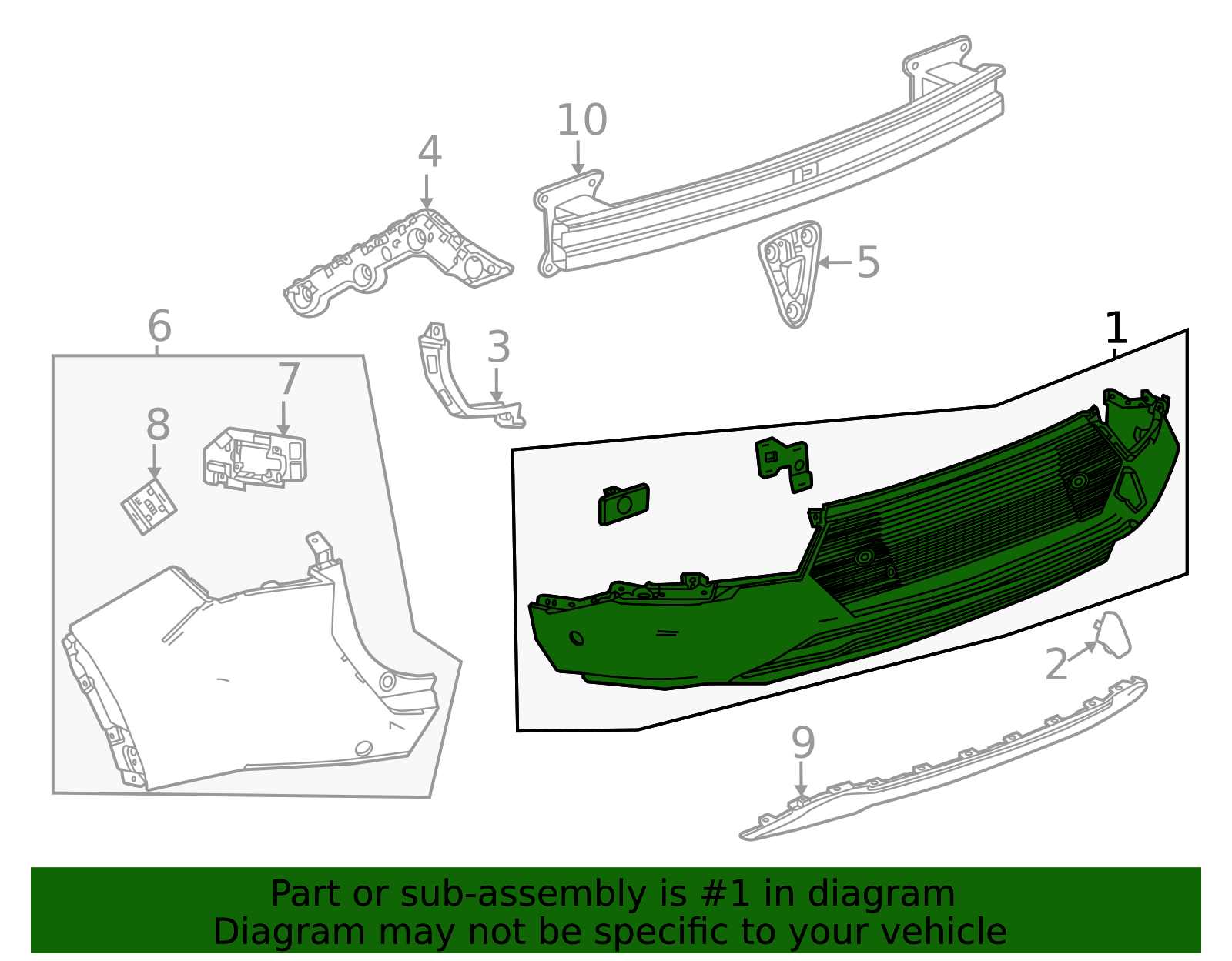 2025 Chevrolet Equinox EV Bumper Cover 85047695 | Chevy Parts Pros
