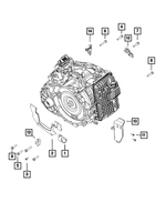 6106241AA - 948TE; 9-Speed; Automatic Transmission: Hex Flange Head Bolt for Mopar Image