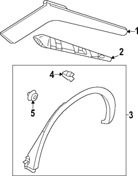 Exterior Trim - Quarter Panel for 2025 Mitsubishi Outlander PHEV #0
