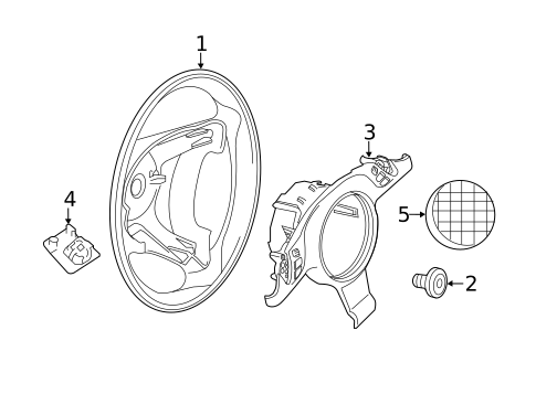 Steering Wheel & Trim for 2013 Porsche Cayenne #0