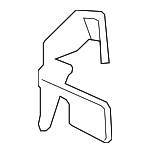 LR084050 - Electrical: Height Sensor Bracket for Land Rover: Defender 110, Defender 130, Defender 90, Discovery, Range Rover, Range Rover Sport Image