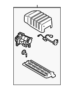 LR140036 - Electrical: Compressor Assembly for Land Rover: Range Rover, Range Rover Sport Image