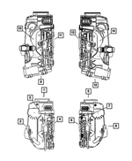 4589412AG - Doors, Door Mirrors and Related Parts: Rear Door Latch for Dodge: Caliber | Jeep: Compass, Patriot Image