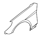 663112M000 - Body: Fender for Hyundai: Genesis Coupe Image