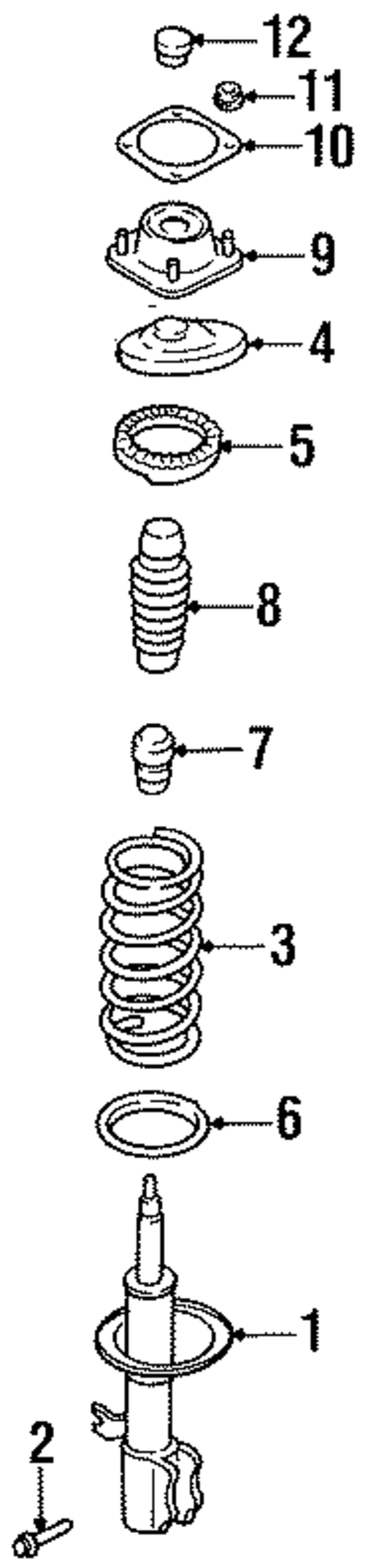 Struts & Suspension Components for 1997 Kia Sephia #1