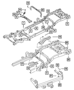 82206356 - : Trailer Tow Receiver Kit for Mopar Image