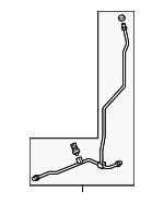 80342TRWA01 - HVAC: Rear AC Line for Honda: Clarity Image
