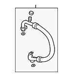 80312TRT003 - : Suction Hose for Honda: Clarity Image