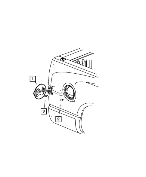 Pick-up Box and Fuel Filler Door for 2011 Ram 1500 #9