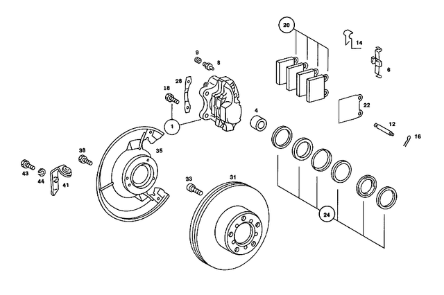 1164201685 - : Brake Cable for Mercedes-Benz Image