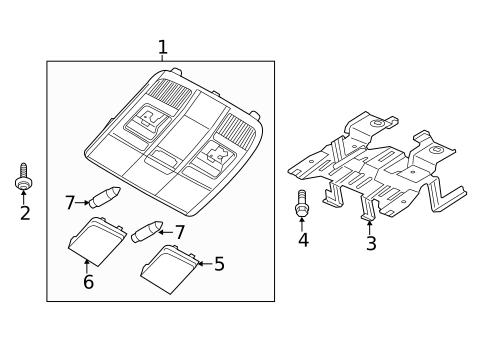 Overhead Console for 2019 Mazda 6 #0