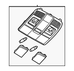 GRF869970A02 - : 2018-2019 Mazda 6 - Overhead Console for Mazda: 6 Image