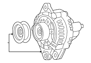 3730037405RU - : Alternator for Kia: Optima Image