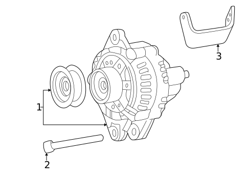 Alternator for 2005 Kia Optima #0