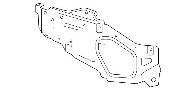 2019-2022 GMC Front Passenger Side Bumper Impact Bar Bracket 84539975 ...
