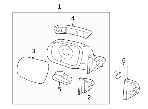 Mirrors for 2011 Hyundai Veracruz #0