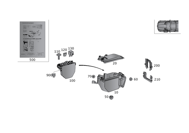 231900770764 - Electrical Equipment and Instruments: Control Unit for Mercedes-Benz Image image