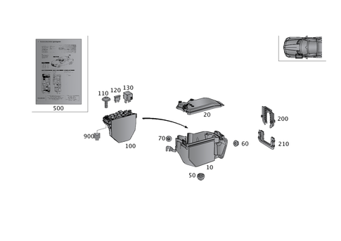 Apparatus Case and Control Units for 2020 Mercedes-Benz SLC300 #0