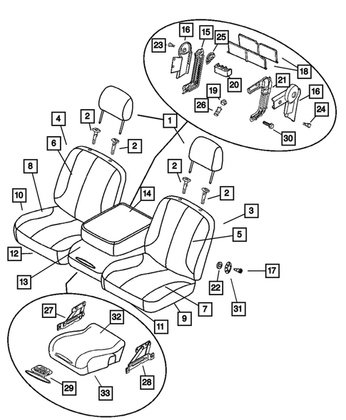Front Seats - First Row for 2008 Dodge Ram 3500 #3