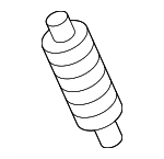 58254G3300 - Brakes: Guide Spring for Hyundai: Elantra GT, Kona, Kona N, Veloster, Veloster N Image