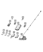 68572337AA - Electrical: Hub Receiver for Mopar Image